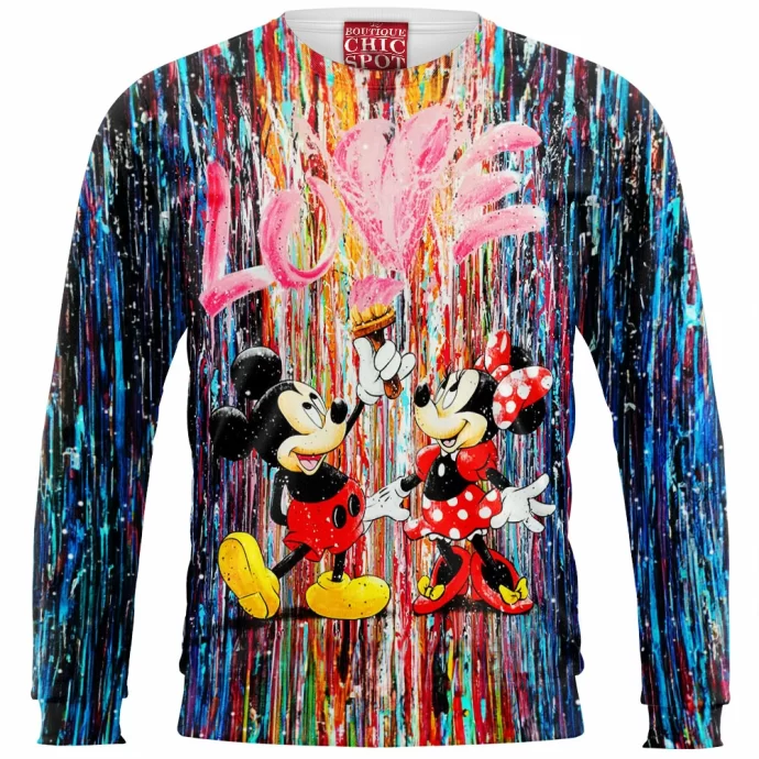 Mickey Mouse and Minnie Mouse Sweatshirt