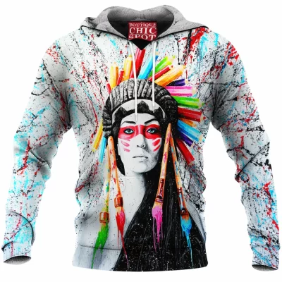 Native American Fleece-Hoodie