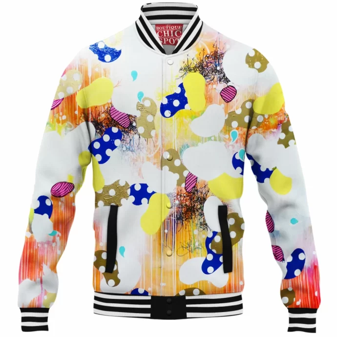 Paris City Pop Baseball Jacket