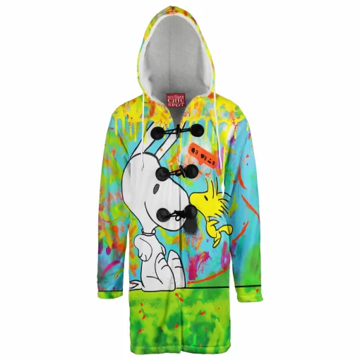 Woodstock and Snoopy Hooded Cloak Coat