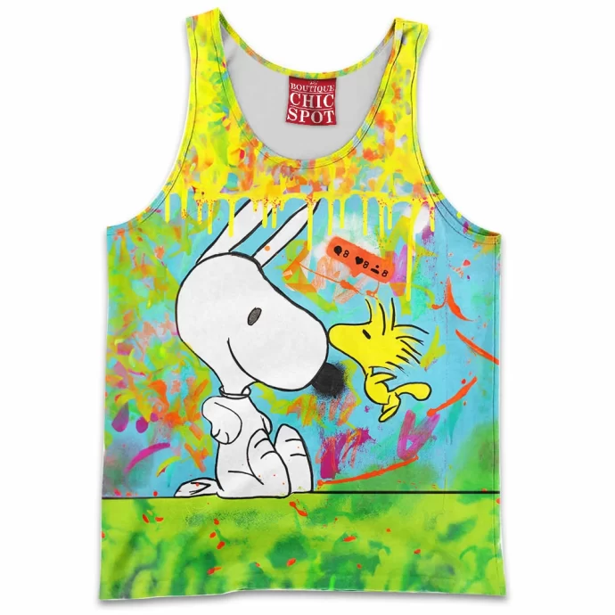 Woodstock and Snoopy Tank Top