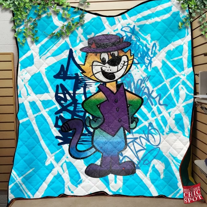 Top Cat Quilt Blanket