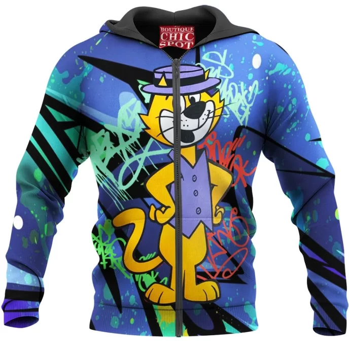 Top Cat Zip Hoodie