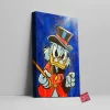 Scrooge McDuck Canvas Wall Art