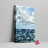 Sea Cloud and Sky Canvas Wall Art