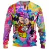 Mickey Mouse and Minnie Mouse Knitted Sweater