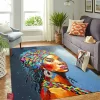 African Woman Rectangle Rug