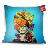 Woman and Flower Pillow Cover