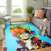Woman and Flower Rectangle Rug