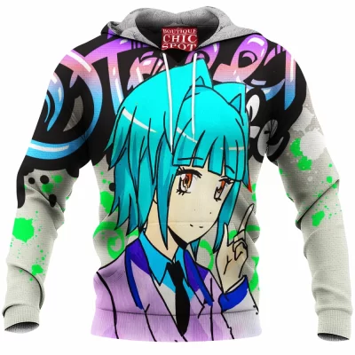 Anime Fleece-Hoodie, Kaede Kayano Fleece-Hoodie, Assassination Classroom Fleece-Hoodie