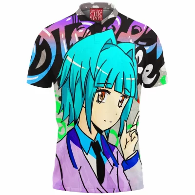 Anime Polo Shirt, Kaede Kayano Polo Shirt, Assassination Classroom Polo Shirt