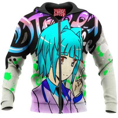 Anime Zip-Hoodie, Kaede Kayano Zip-Hoodie, Assassination Classroom Zip-Hoodie