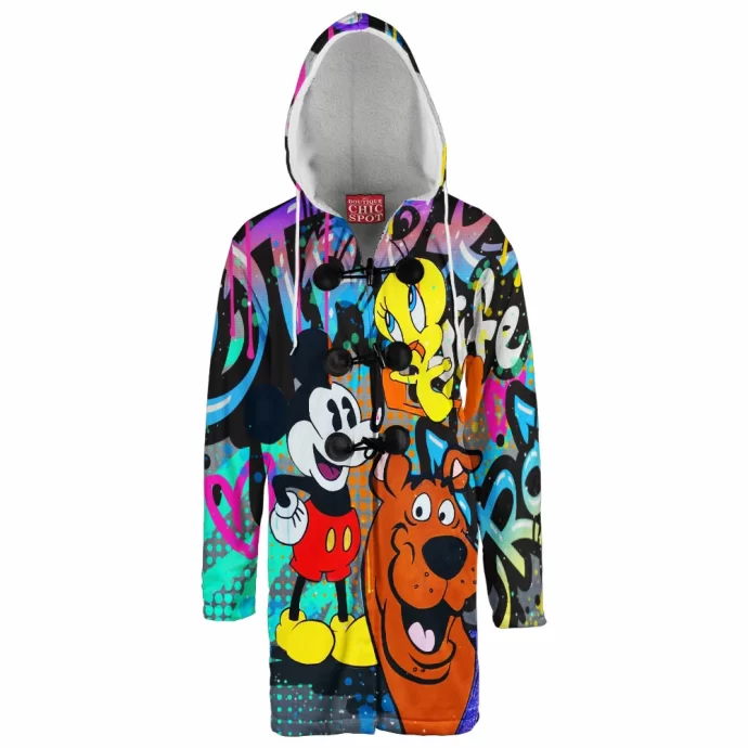 Scooby-doo - Mickey Mouse and Tweety Hooded Cloak Coat