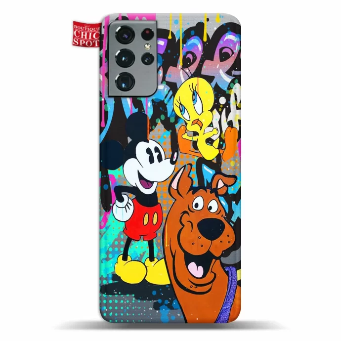 Scooby-doo - Mickey Mouse and Tweety Phone Case Samsung