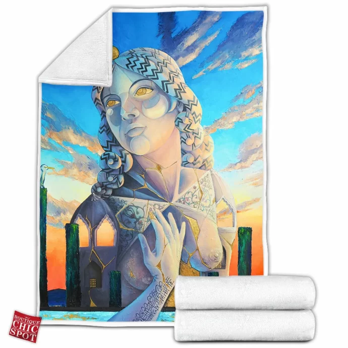 Mumtaz Mahal Fleece Blanket