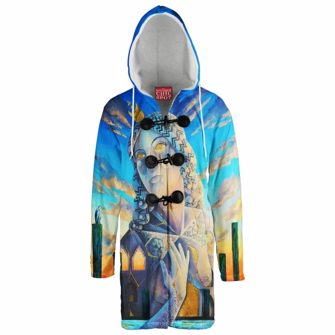 Mumtaz Mahal Hooded Cloak Coat