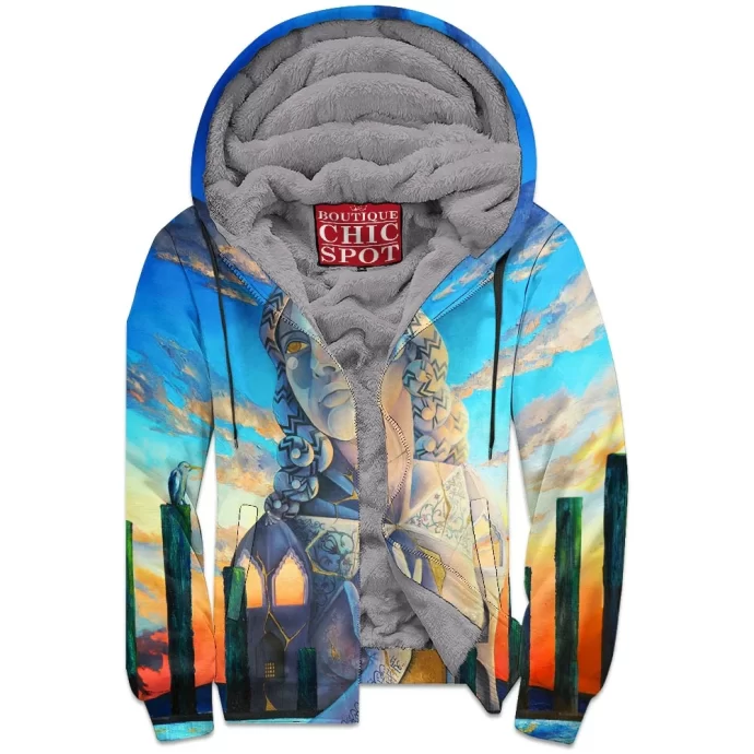 Mumtaz Mahal Zip Fleece Hoodie