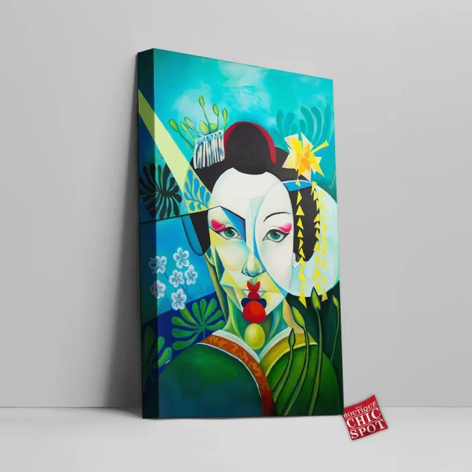 Geisha Canvas Wall Art