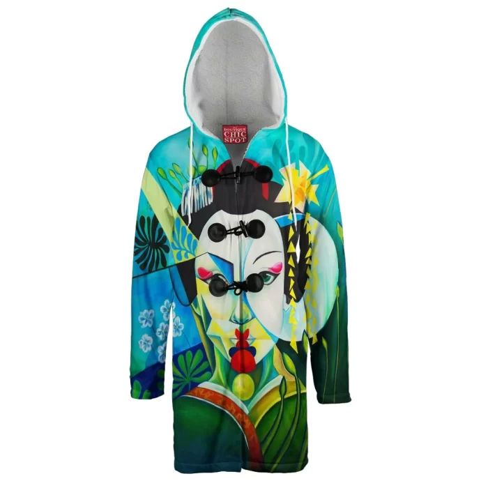 Geisha Hooded Cloak Coat