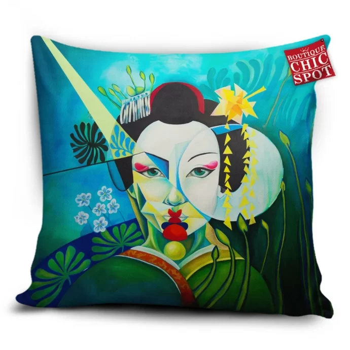 Geisha Pillow Cover