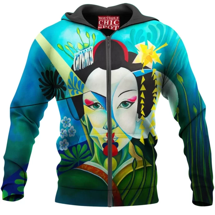 Geisha Zip Hoodie