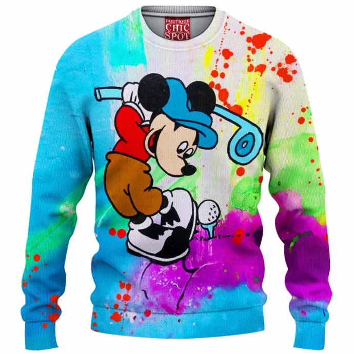 Mickey Mouse Knitted Sweater