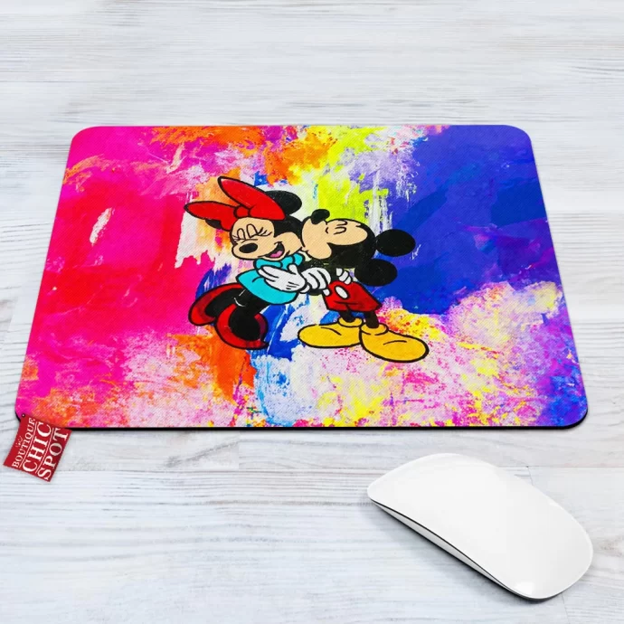 Mickey Mouse and Minnie Mouse Mouse Pad