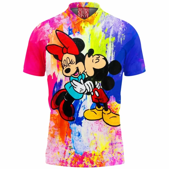 Mickey Mouse and Minnie Mouse Polo Shirt