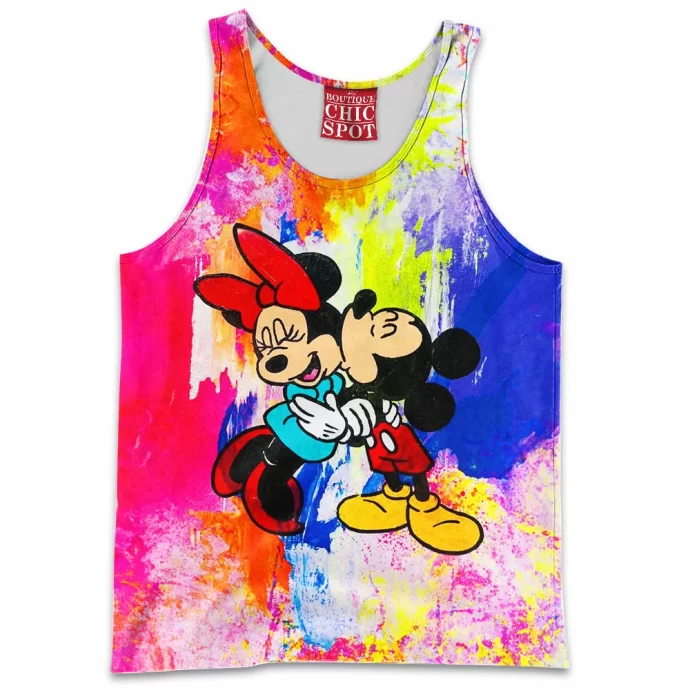 Mickey Mouse and Minnie Mouse Tank Top