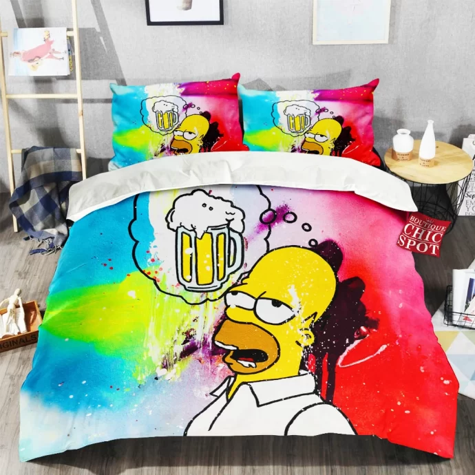 Homer Simpson Bedding Set