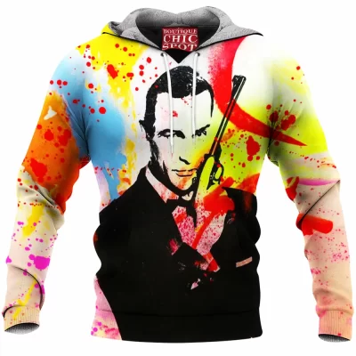 Movie Fleece-Hoodie, James Bond Fleece-Hoodie, 7 Fleece-Hoodie