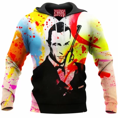 Movie Hoodie, James Bond Hoodie, 7 Hoodie