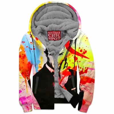 Movie Zip-Fleece-Hoodie, James Bond Zip-Fleece-Hoodie, 7 Zip-Fleece-Hoodie