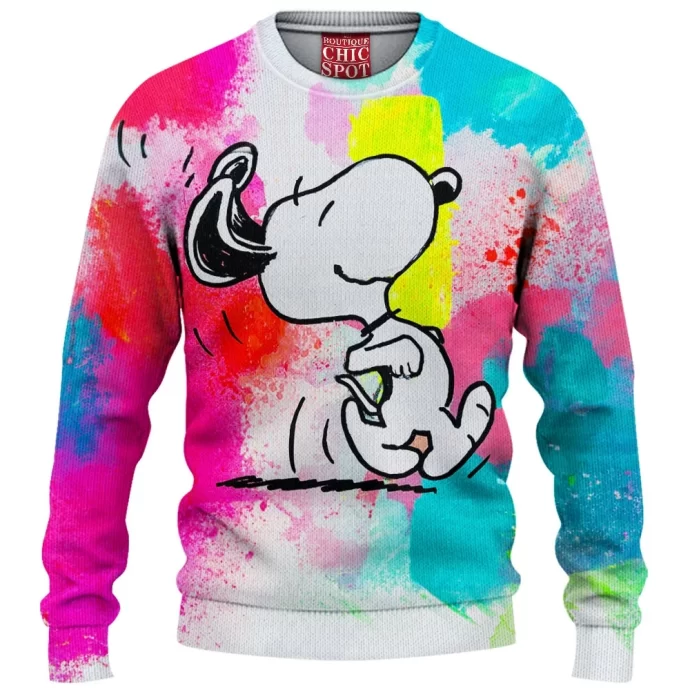 Snoopy Knitted Sweater