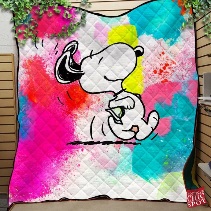 Snoopy Quilt Blanket