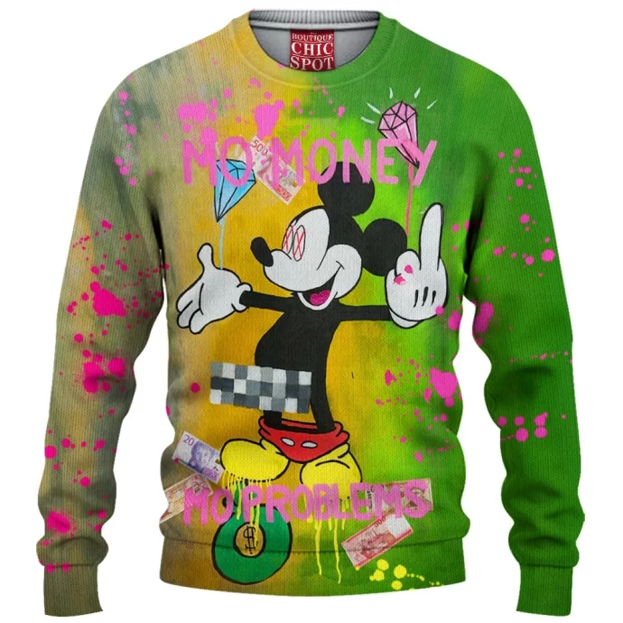 Mickey Mouse Knitted Sweater