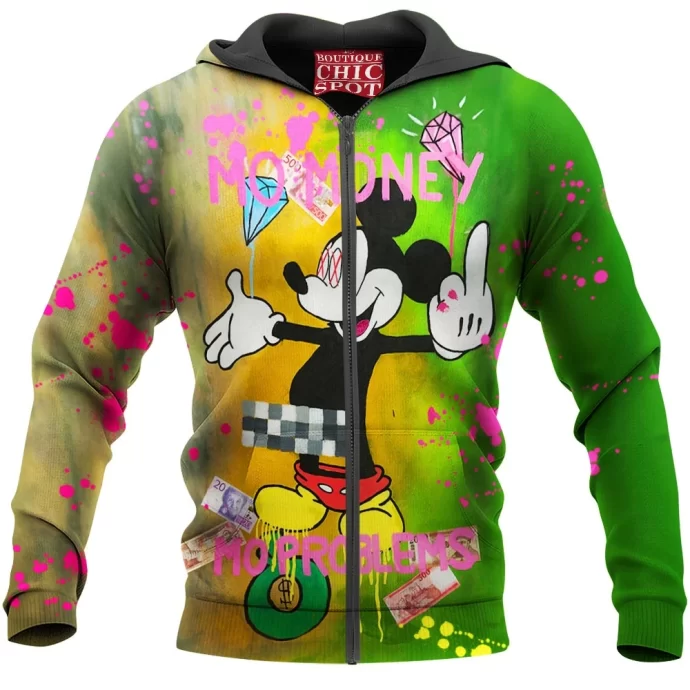 Mickey Mouse Zip Hoodie