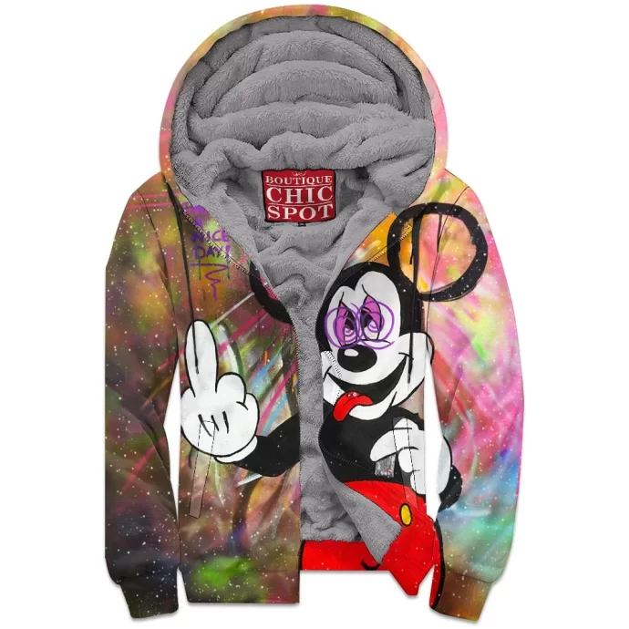 Mickey Mouse Zip Fleece Hoodie