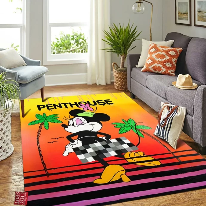 Minnie Mouse Rectangle Rug