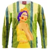 Abstract Sweatshirt, Flower Sweatshirt