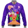 Flower Baseball-Jacket