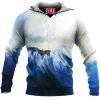 Abstract Fleece-Hoodie