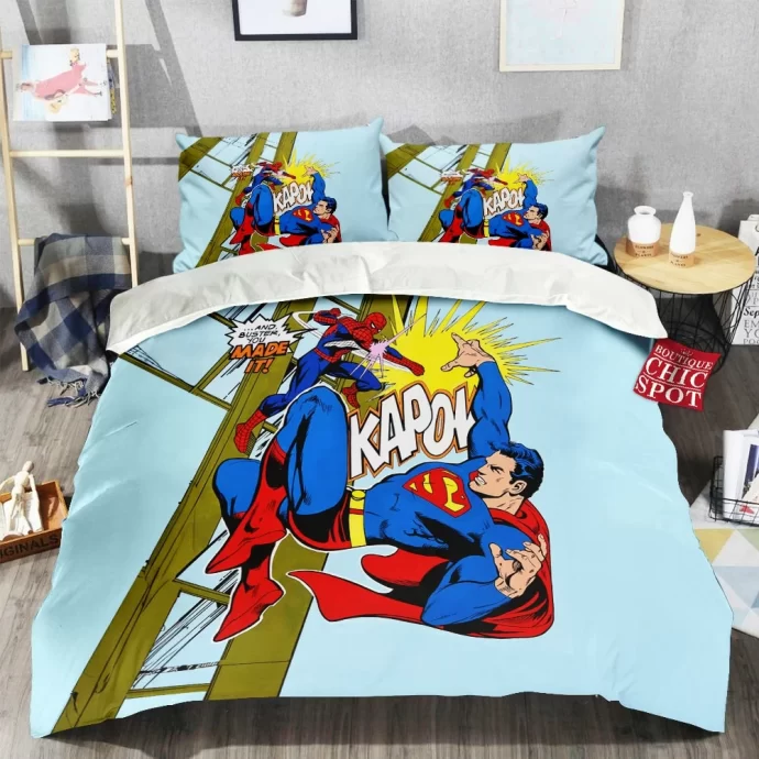 Spider-man vs Superman Bedding Set