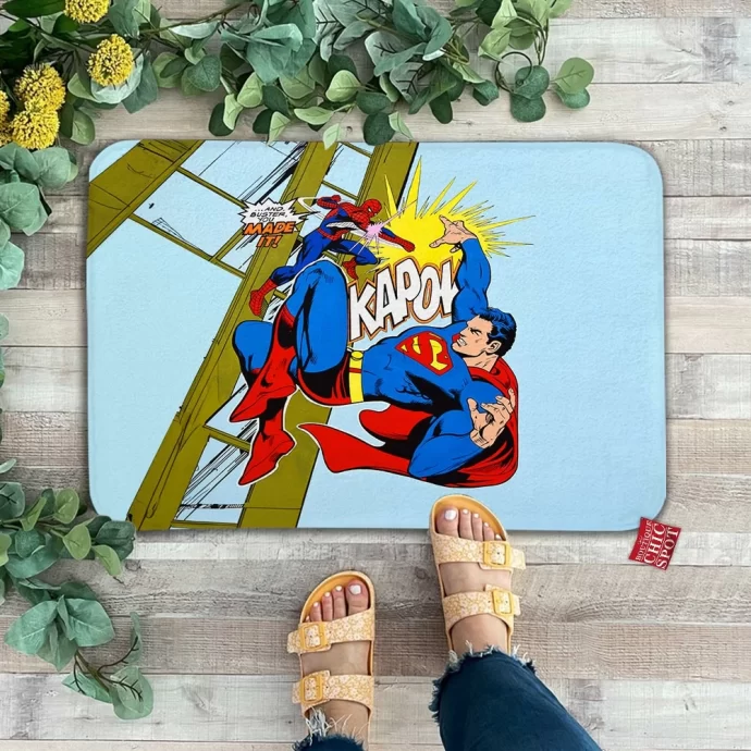 Spider-man vs Superman Doormat