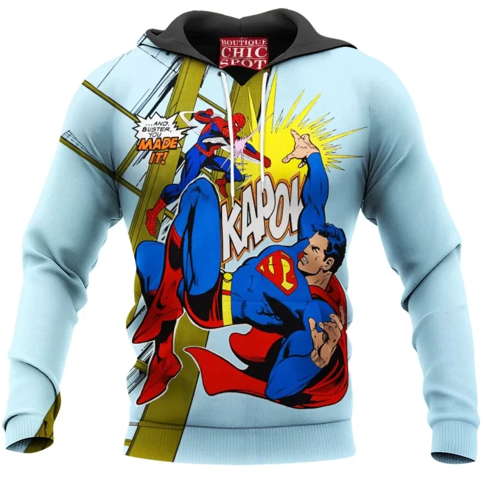 Spider-man vs Superman Hoodie