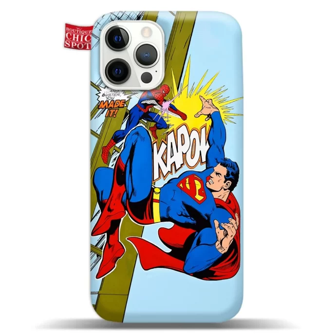 Spider-man vs Superman Phone Case Iphone