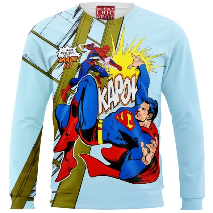 Spider-man vs Superman Sweatshirt