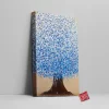 Blue Tree Canvas Wall Art