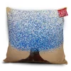 Blue Tree Pillow Cover