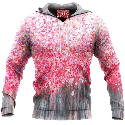 Abstract Fleece-Hoodie